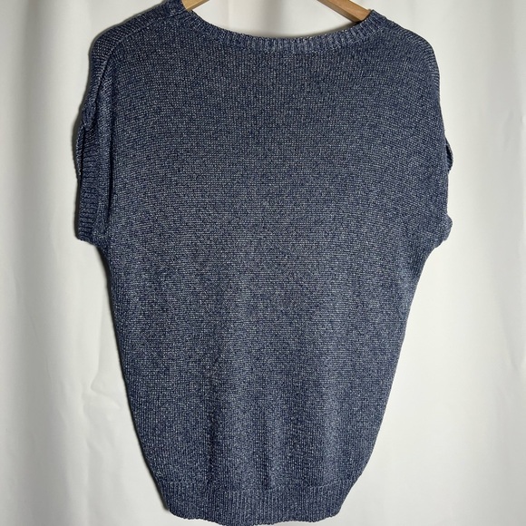 Etro Heathered Blue Women's Crew Neck Sweater - Picture 2 of 4
